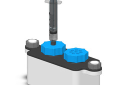Rectangular Shape Press Fit Leakage Proof Bioreactor 3D Printable, Reusable, Modular With Gas Exchange