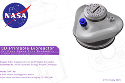 Capillary-Driven 3D Printable Bioreactor for NASA Challenge