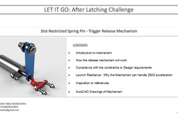 Slot Restricted Spring-Pin Trigger release Mechanism