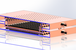 Wavy tube within wavy tube HX/Recuperator